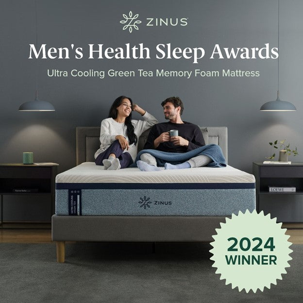 Zinus Wins the Men's health Sleep Award for Sleep Comfort