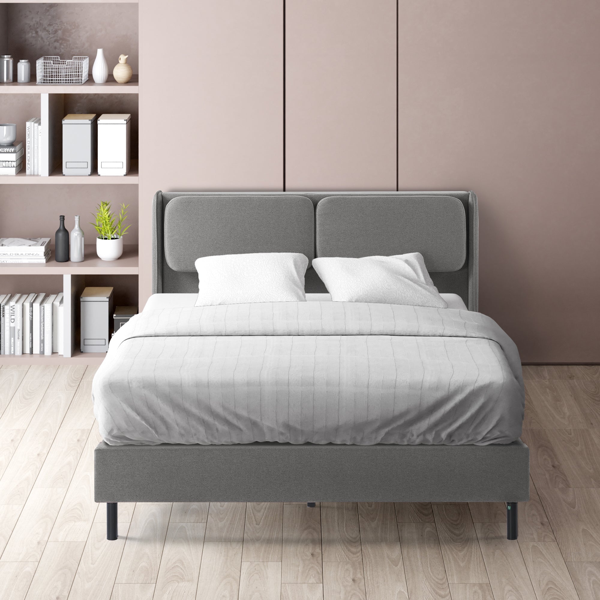 Avery Platform Bed with Reclining Headboard and USB