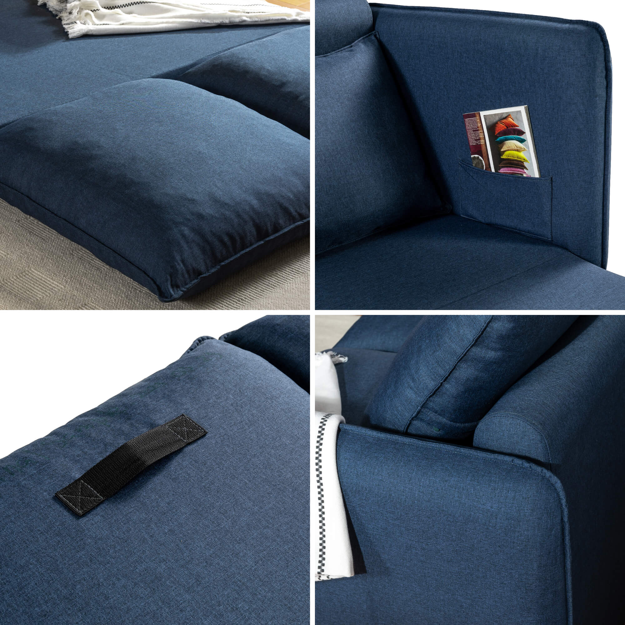 cody sleeper sofa in navy