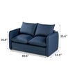 cody sleeper sofa in navy dimensions