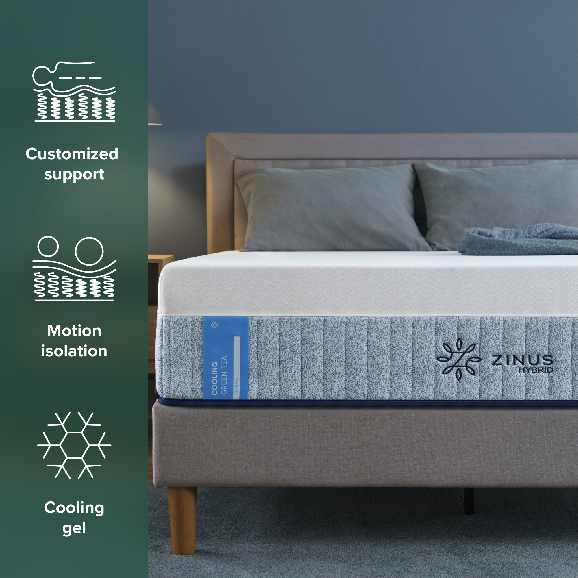 Cooling Green Tea Mattress Hybrid