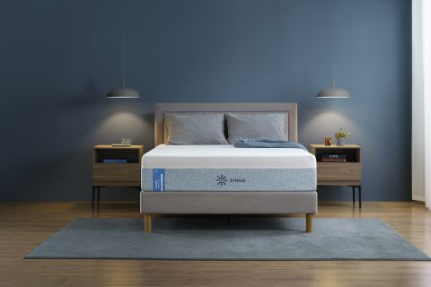 Zinus Cooling Green Tea Memory Foam Mattress - Top-rated cooling mattress with gel-infused memory foam and green tea freshness.