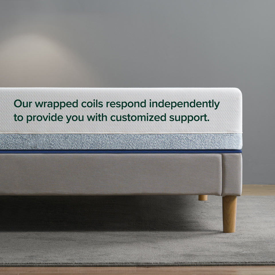 Original-Green-Tea--Hybrid, our wrapped coils respond independently to provide you with customized support