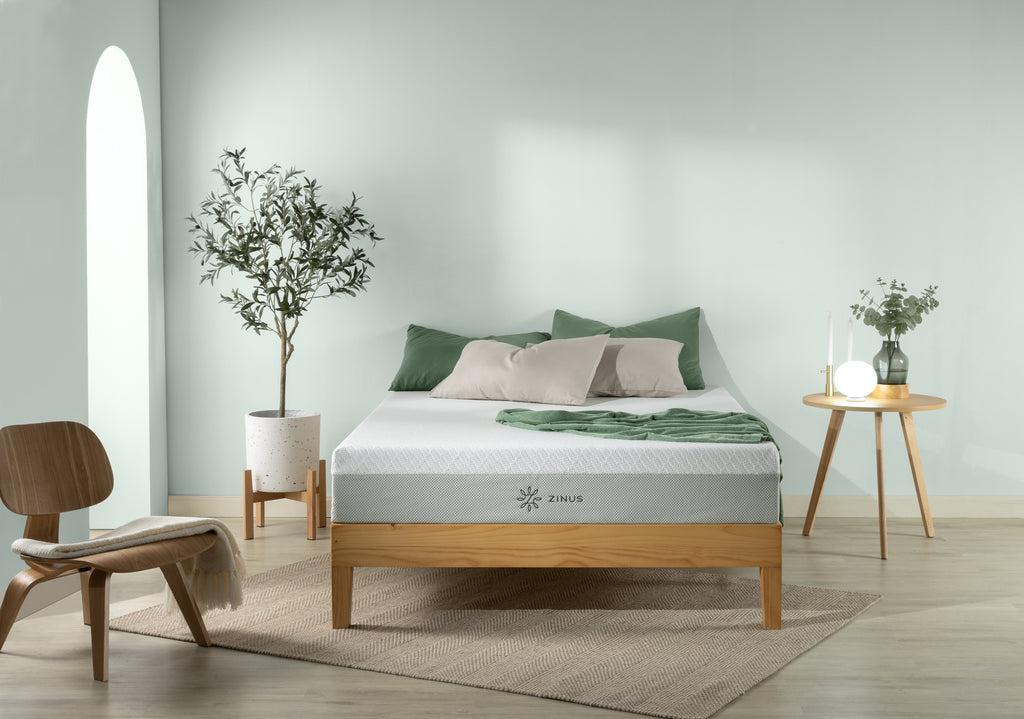 green tea luxe memory foam mattress 