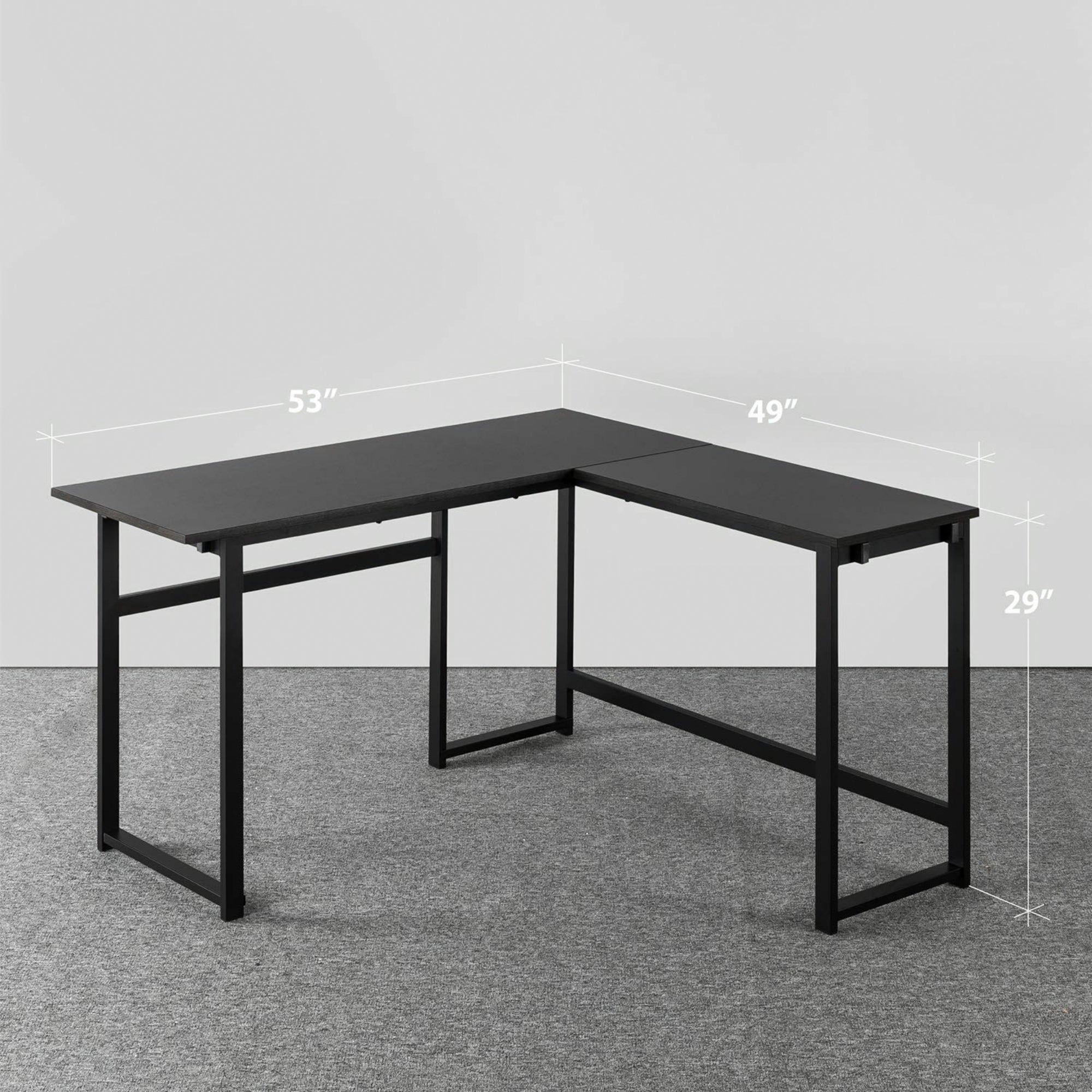 Luke Metal Corner Desk