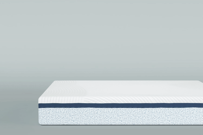 Zinus Ultra Cooling Green Tea Hybrid Mattress expanding from a rolled package into full size. Features gel-infused memory foam, breathable cover, and supportive coils for cool, comfortable, and restorative sleep.