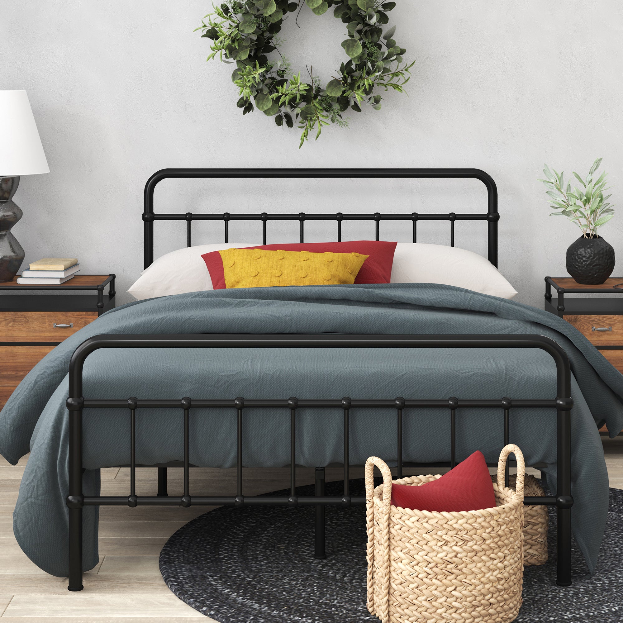 Florence Metal Platform Bed Frame