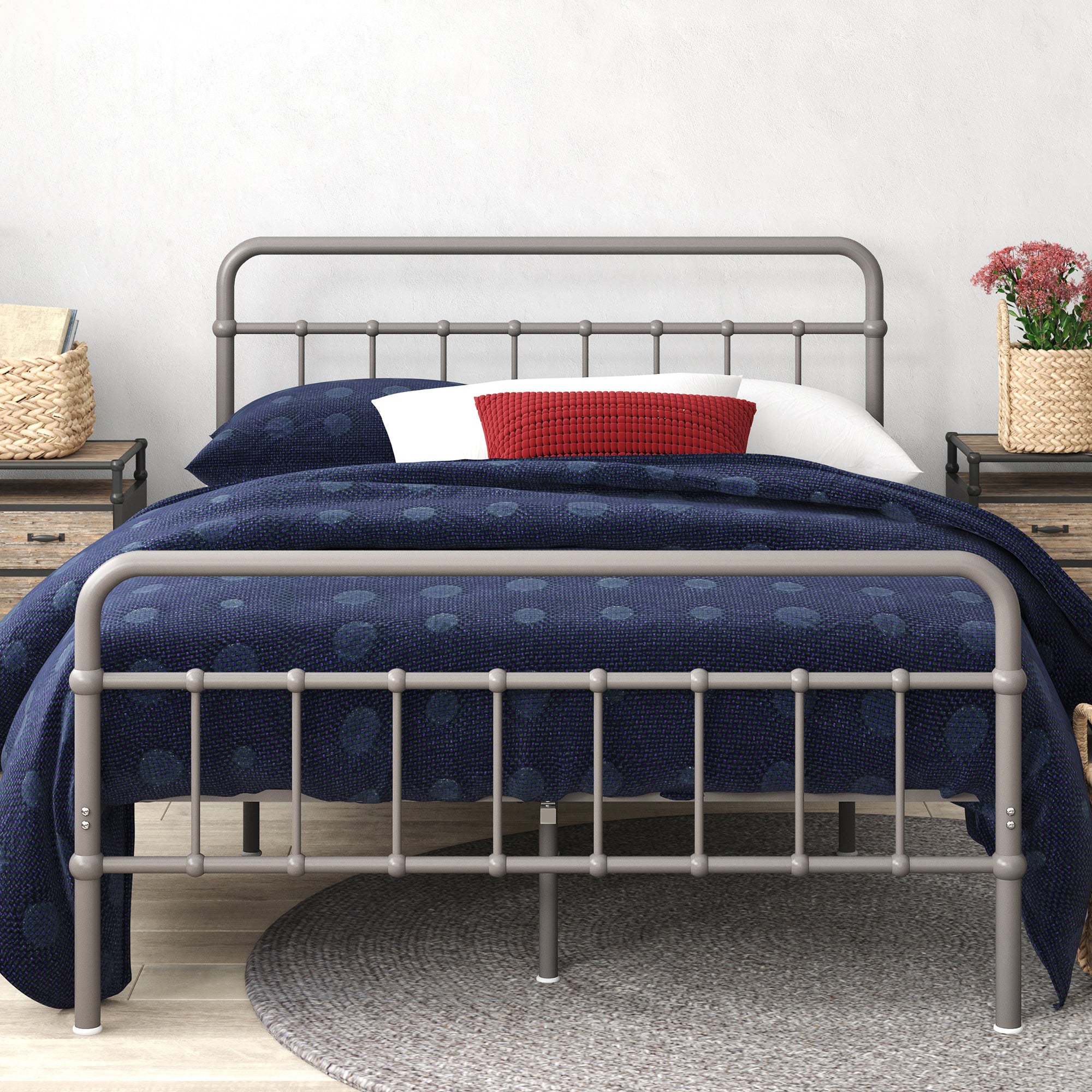 Florence Metal Platform Bed Frame