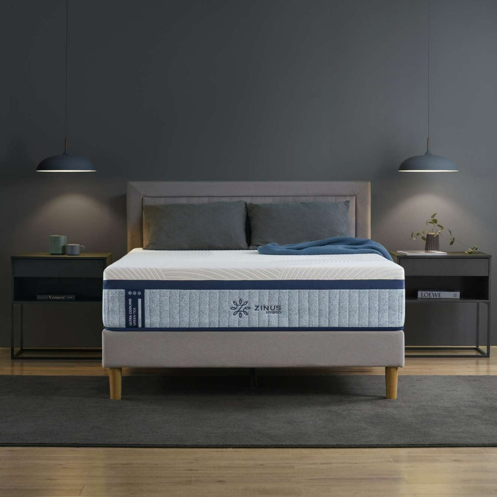 Top-rated cooling memory foam mattress by Zinus - Perfect for hot sleepers with advanced cooling gel technology and firm support. 