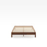 Wen Wood Deluxe Platform Bed Frame Front