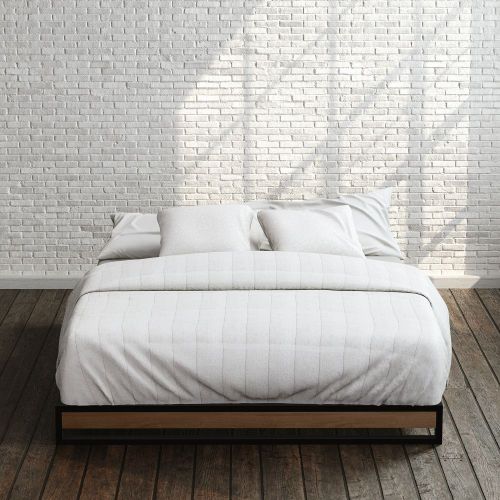 GOOD DESIGN™ Award Winner - Suzanne Metal and Bamboo Platform Bed Frame view 1