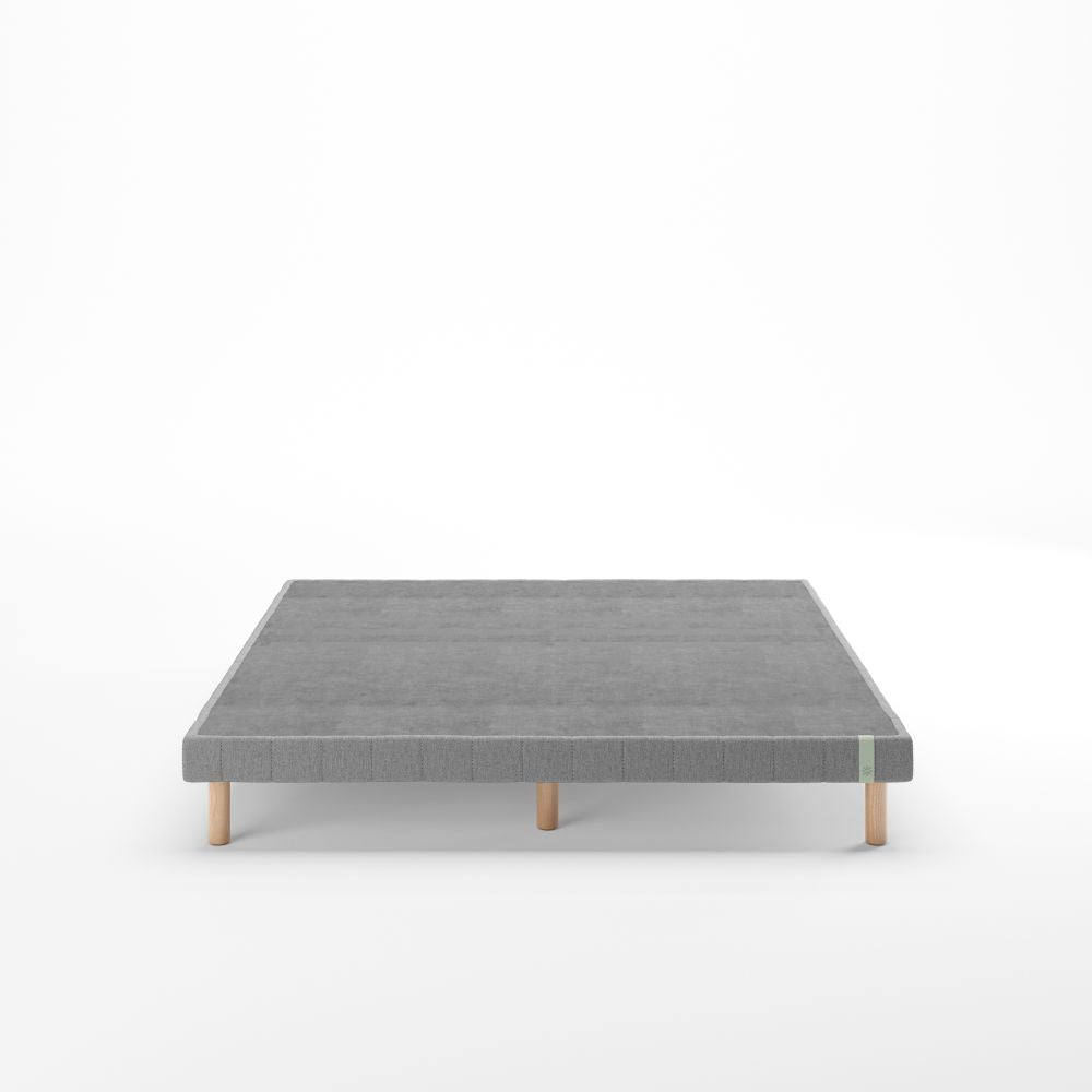 Justina Metal Mattress Foundation 11  Grey