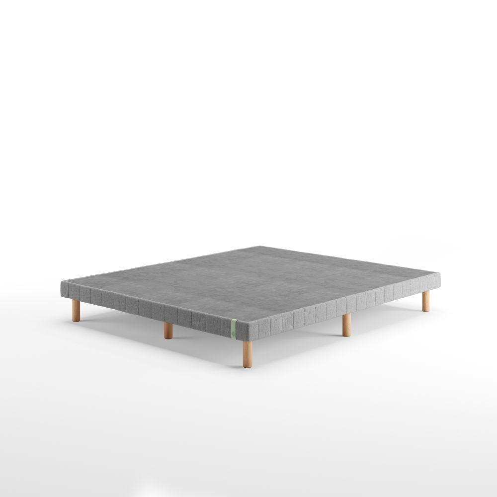 Justina Metal Mattress Foundation 11  Grey