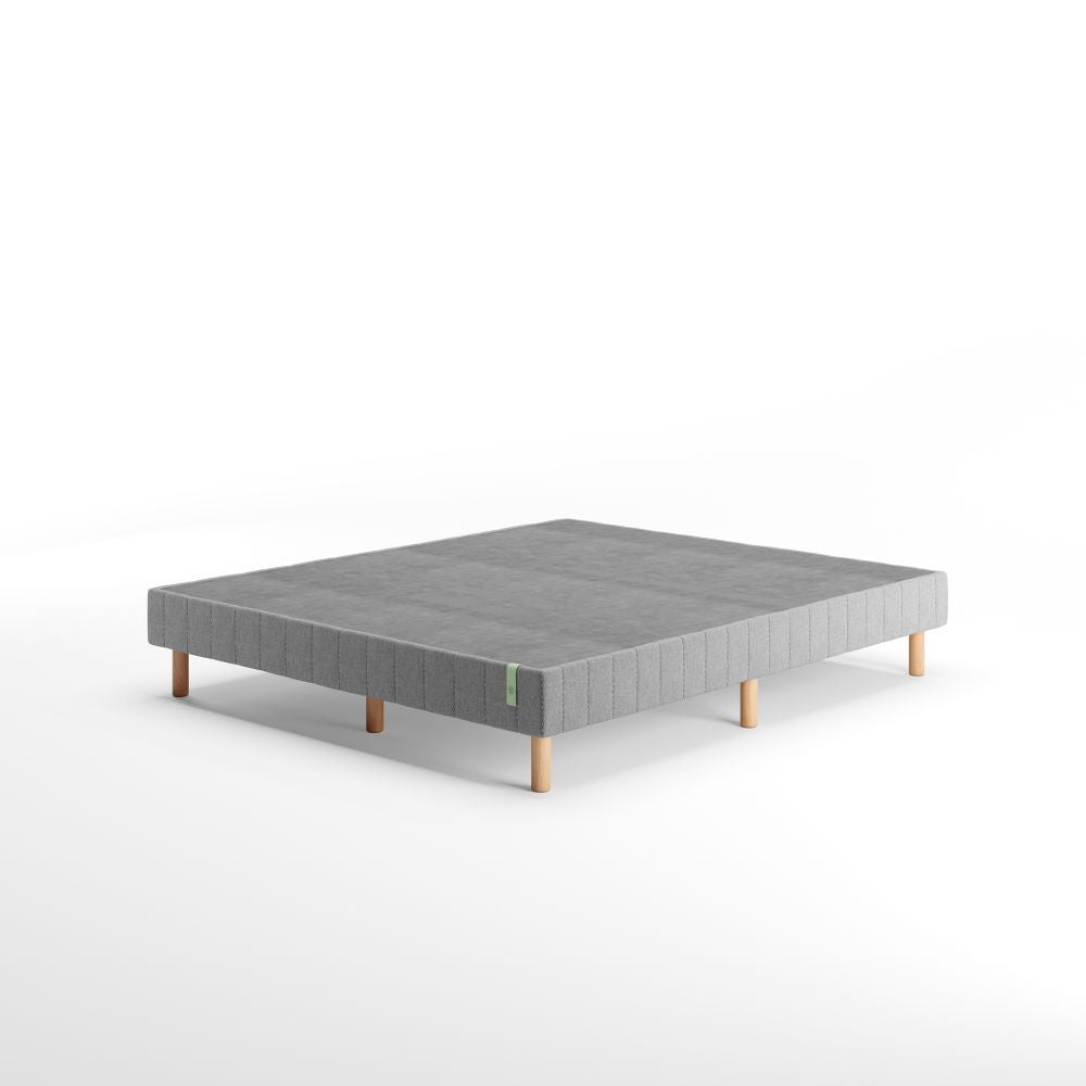 Justina Metal Mattress Foundation 14  Grey