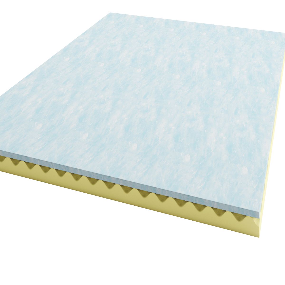 Cooling Air Flow Memory Foam Mattress Topper 4 Inch