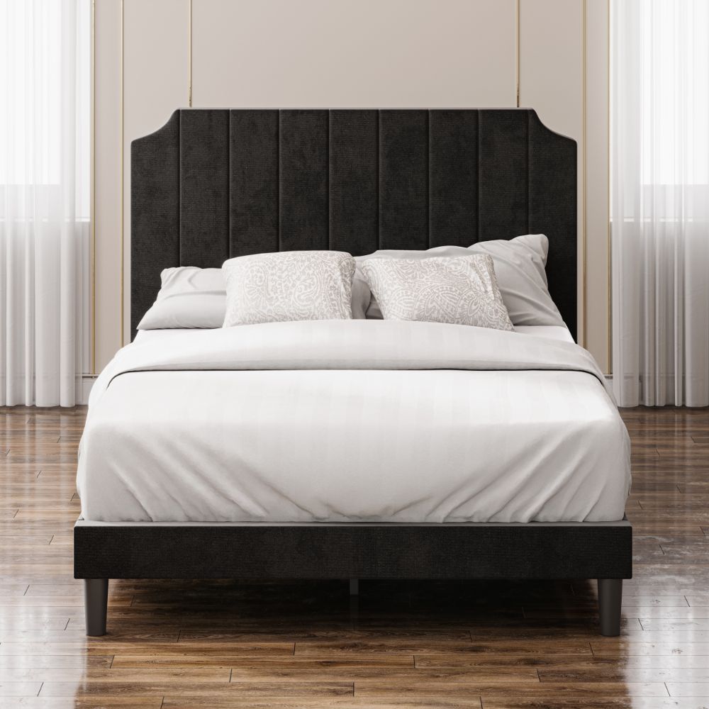 Charlotte upholstered platform bed frame