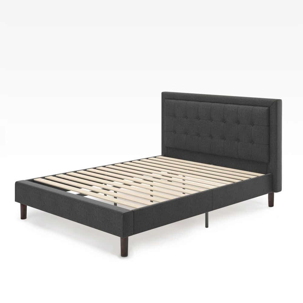 dachelle upholstered platform bed frame Quarter