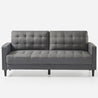 Benton Mid-Century Sofa dark Grey